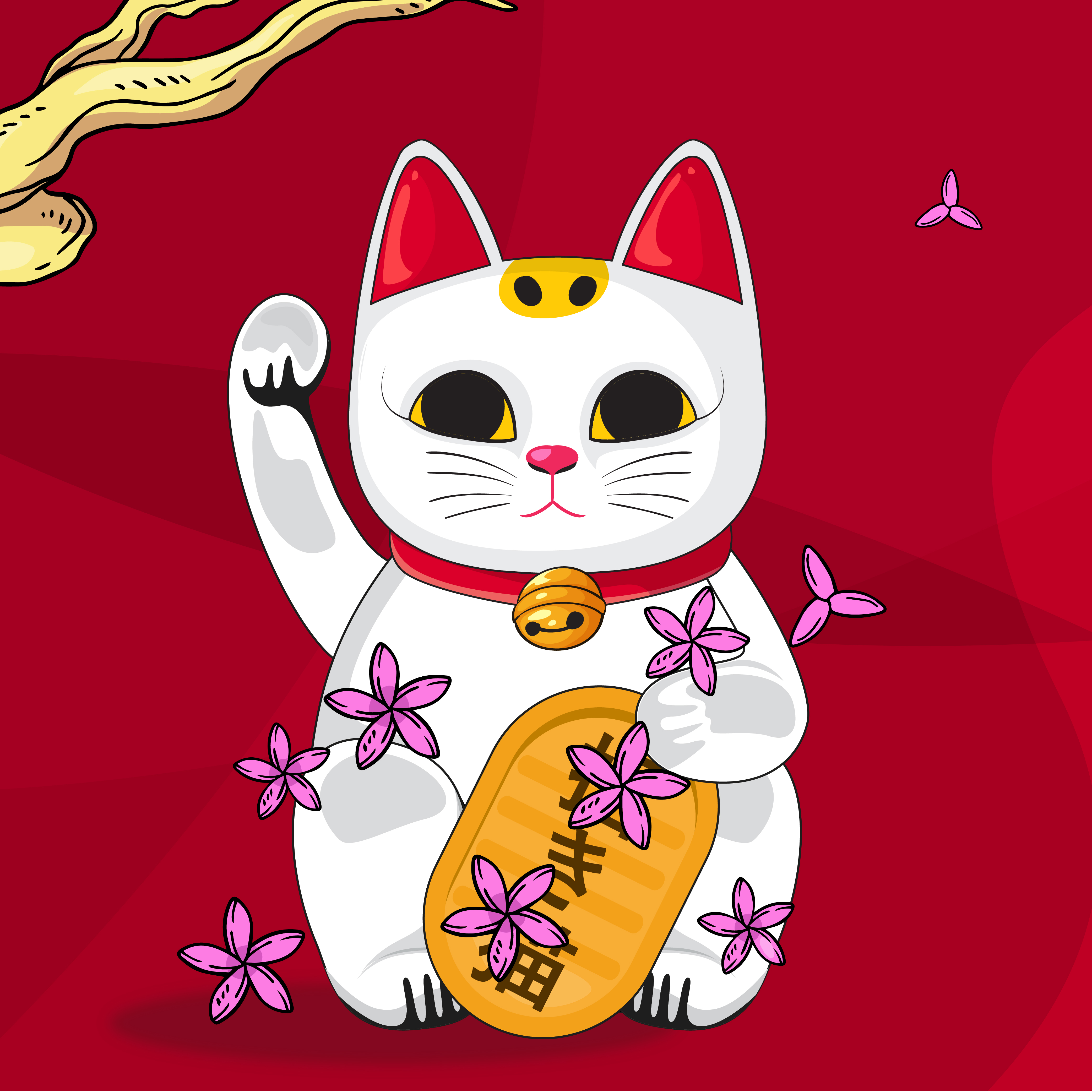 Neko with baseball